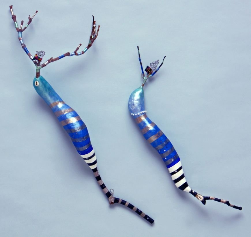 Yemaya I and II, 18" x 10", 2006